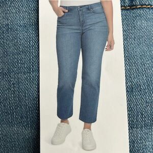 Ella Moss Ladies' Straight Ankle Jean Fade Away Size 14